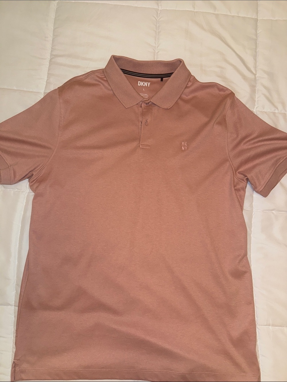 DKNY Men’s Mauve Polo Shirt